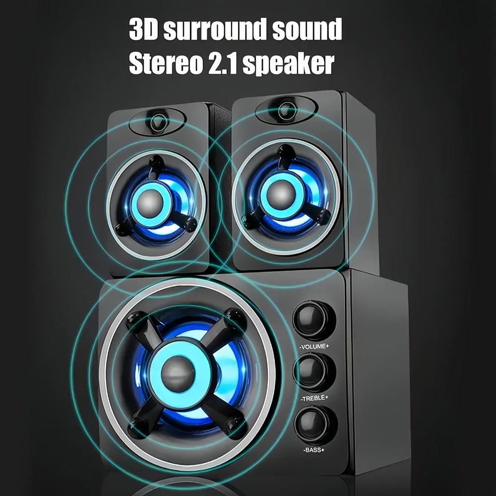 Portable PA Speaker, 3.5mm, RGB, USB, Computer, Speakers, Subwoofer for Parties detail image - detail view 8