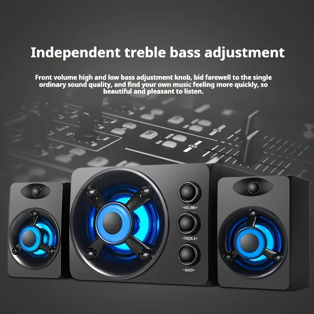 Portable PA Speaker, 3.5mm, RGB, USB, Computer, Speakers, Subwoofer for Parties detail image - detail view 9