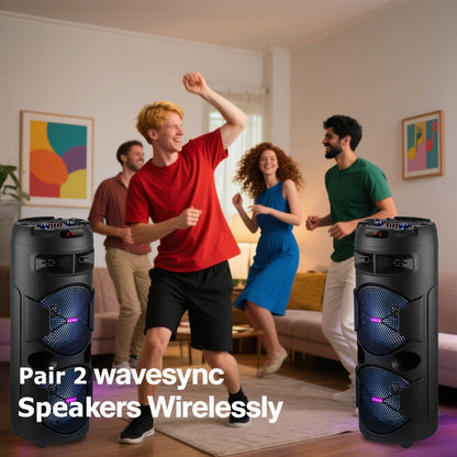Portable PA Speaker, 36V, Wireless, USB, System, Built-In for Parties and Karaoke detail image - detail view 10
