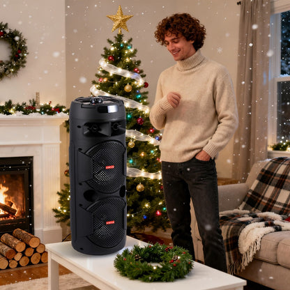 Portable PA Speaker, 36V, Wireless, USB, System, Built-In for Parties and Karaoke detail image - detail view 6