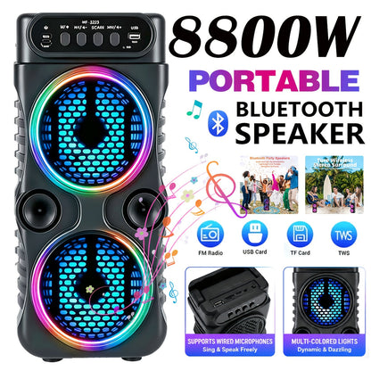 Portable PA Speaker shown in the Black option