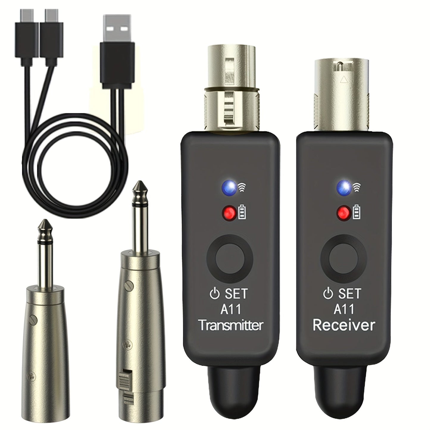 Portable PA Speaker shown in the 1 Transmitter + 1 Receiver option
