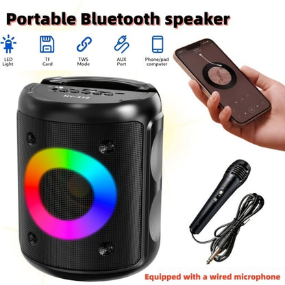 Portable PA Speaker, HY-312 Portable, Wireless, USB-C, HY-312, Karaoke, System for Parties detail image - detail view 4