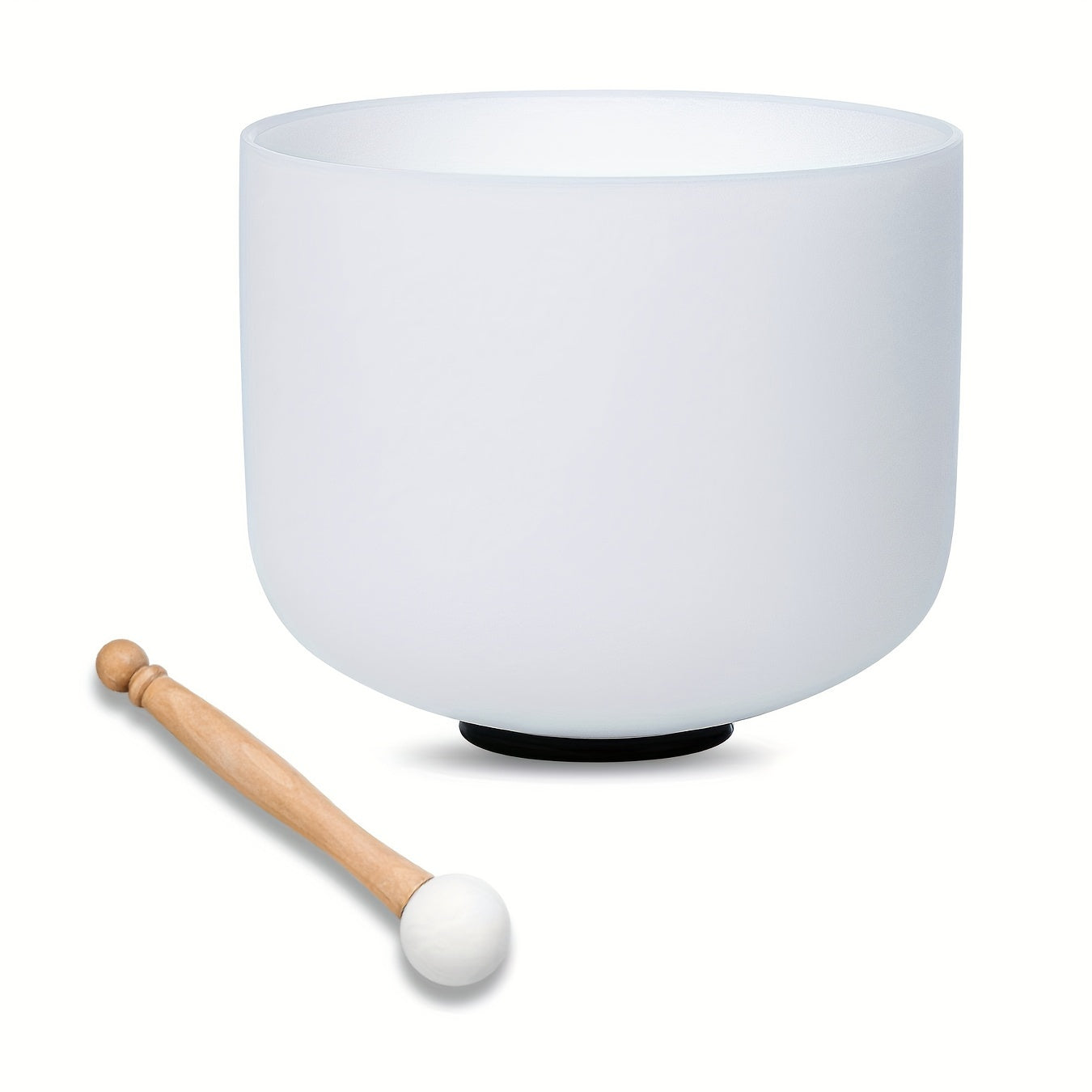 Quartz Crystal Singing Bowl shown in the White option