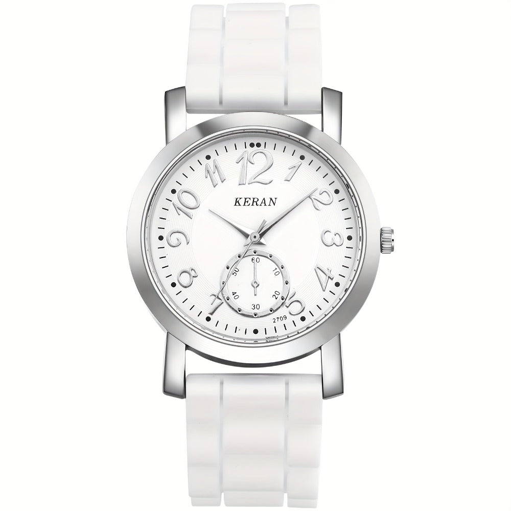 Quartz Watch - Jelly Silicone Strap Analog Wristwatch Unisex Teens Colorful Candy Color - main product view