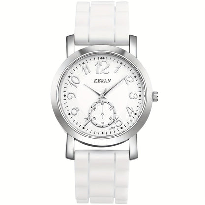 Quartz Watch - Jelly Silicone Strap Analog Wristwatch Unisex Teens Colorful Candy Color - main product view