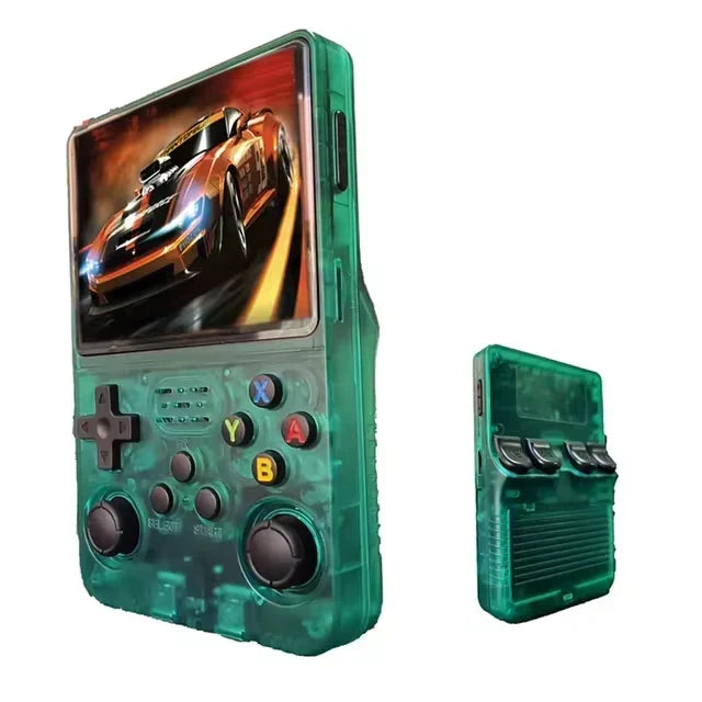 Handheld Game Console R36S with 3.5-Inch IPS HD, 640x480 resolution, 64GB or 128GB Options, 2600mAh Battery
