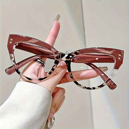 Reading Glasses - 3 Pack for Women Metal Hinge Minimalist Color Block Presbyopia Frames - product detail view 5