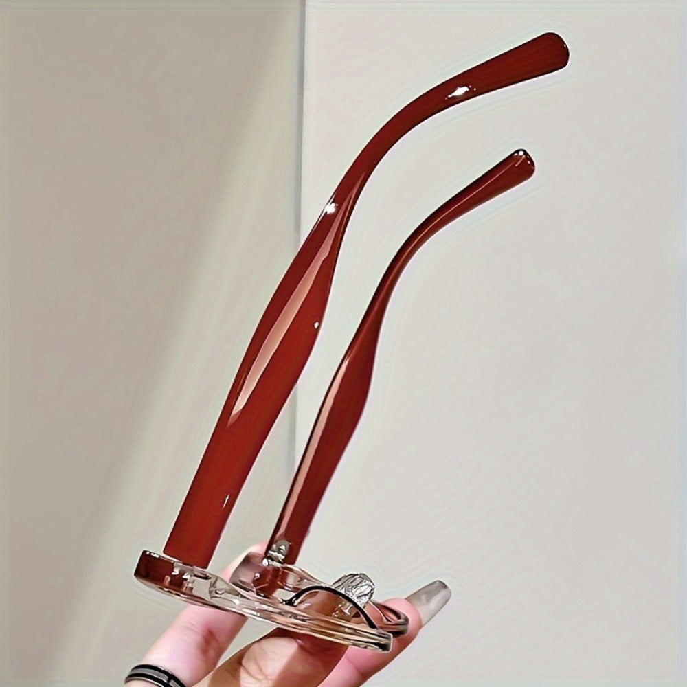 Reading Glasses - 3 Pack for Women Metal Hinge Minimalist Color Block Presbyopia Frames - product detail view 9
