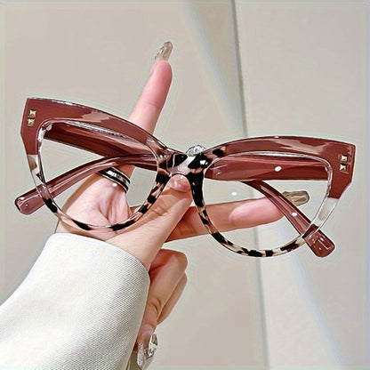 Reading Glasses - 3 Pack for Women Metal Hinge Minimalist Color Block Presbyopia Frames - product detail view 11