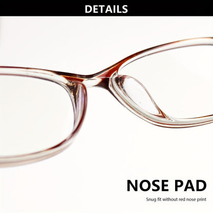 Reading Glasses - 4 Pairs Multicolor Rectangular Frame Presbyopia Readers Men Women +1.0 to - product detail view 2