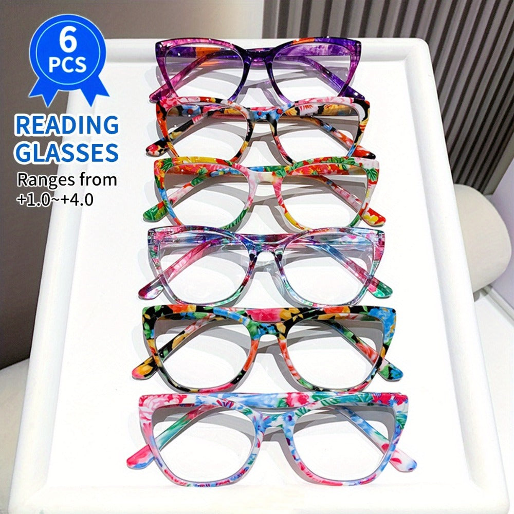 Reading Glasses - Blue Light Blocking 6 Pack for Men & Women Anti Blue Light Computer Screen - main product view