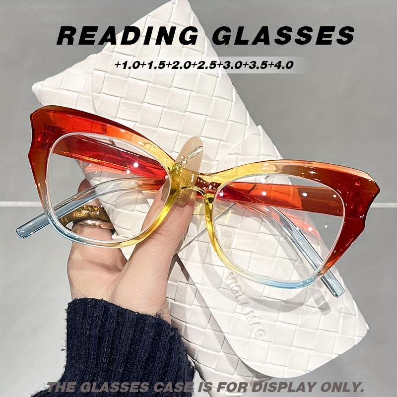 Reading Glasses - Blue Light Men Women Butterfly Cat Eye Frame Anti-Blue Light HD Presbyopic - product detail view 11