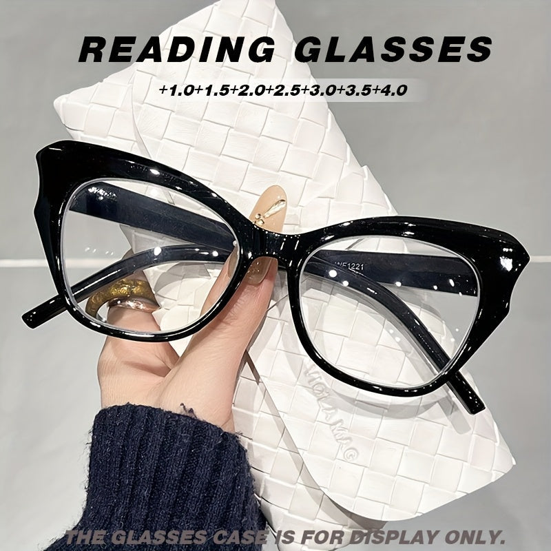 Reading Glasses - Blue Light Men Women Butterfly Cat Eye Frame Anti-Blue Light HD Presbyopic - product detail view 13
