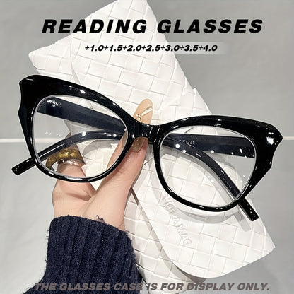 Reading Glasses - Blue Light Men Women Butterfly Cat Eye Frame Anti-Blue Light HD Presbyopic - product detail view 13