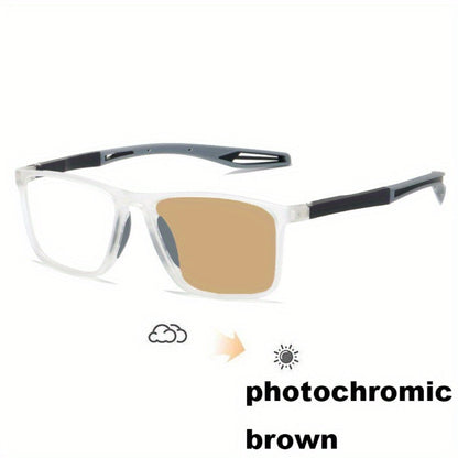 Reading Glasses - Photochromic TR90 Sport Frame Ultralight UV Protection for Men Women - product detail view 9