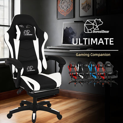 Reclining Faux Leather Gaming Chair with High Back for Home Office detail image - detail view 9