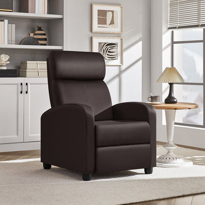 Recliner Chair shown in the Brown option
