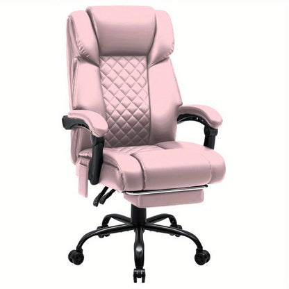 Reclining Office Chair with High Back for Comfortable Everyday Seating in Home Office detail image - detail view 5