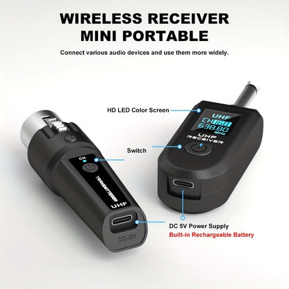 Recording Microphone, 2.4 GHz Wireless, Wireless, DOSLNLYA for Recording and Streaming detail image - detail view 4