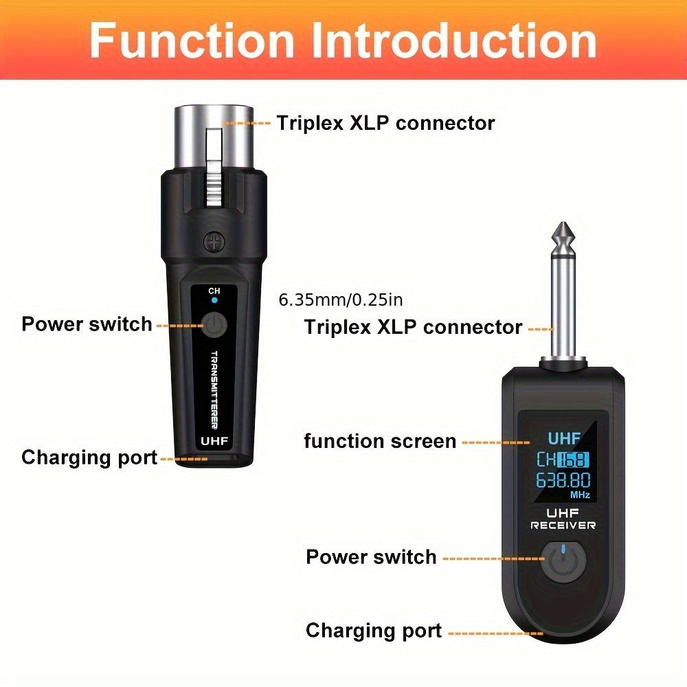 Recording Microphone, 2.4 GHz Wireless, Wireless, DOSLNLYA for Recording and Streaming detail image - detail view 8
