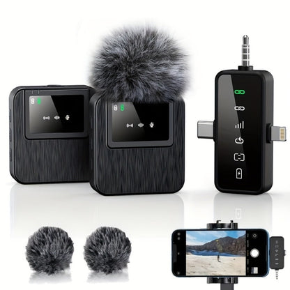 Recording Microphone, 3.5mm, Wireless, USB-C, 3in, Lavalier for Recording and Streaming detail image - detail view 4