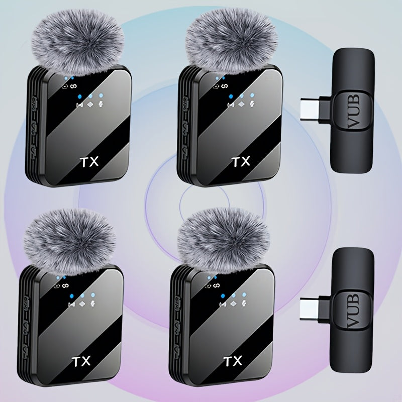 Recording Microphone shown in the (2PCS)Black double microphone option