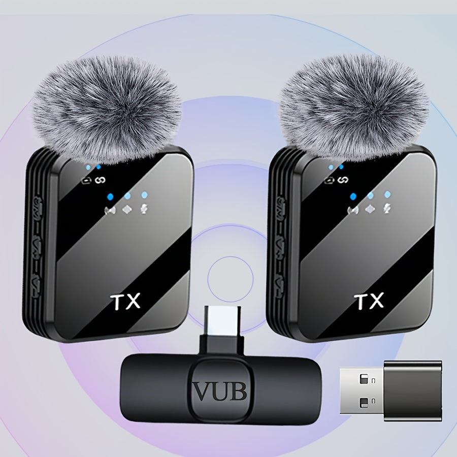Recording Microphone shown in the Black double mic+USB-A option