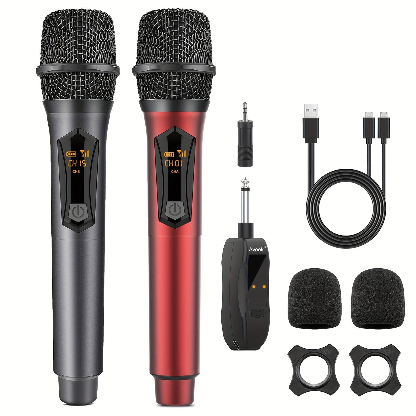 Recording Microphone shown in the Black option