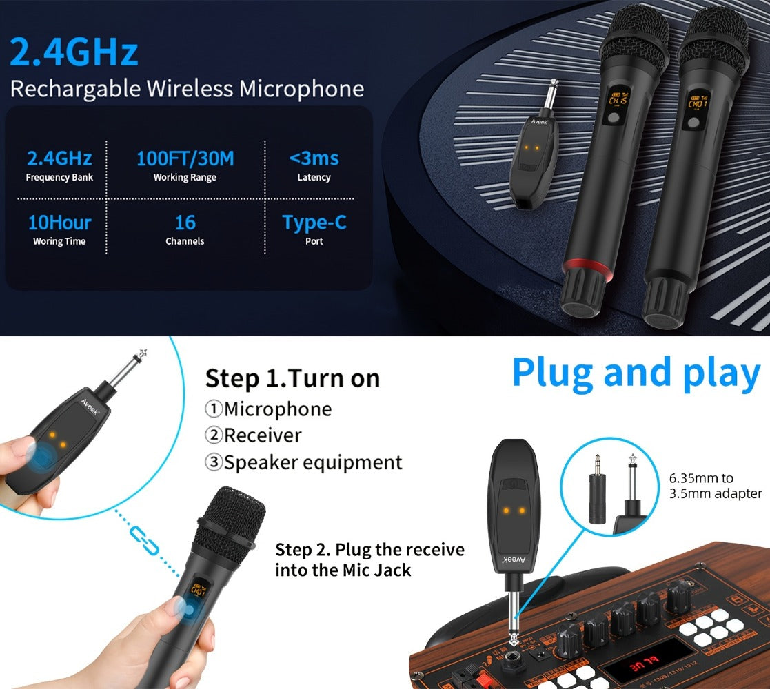 Recording Microphone, USB, Bluetooth, Wireless, Rechargeable for Recording and Streaming detail image - detail view 11