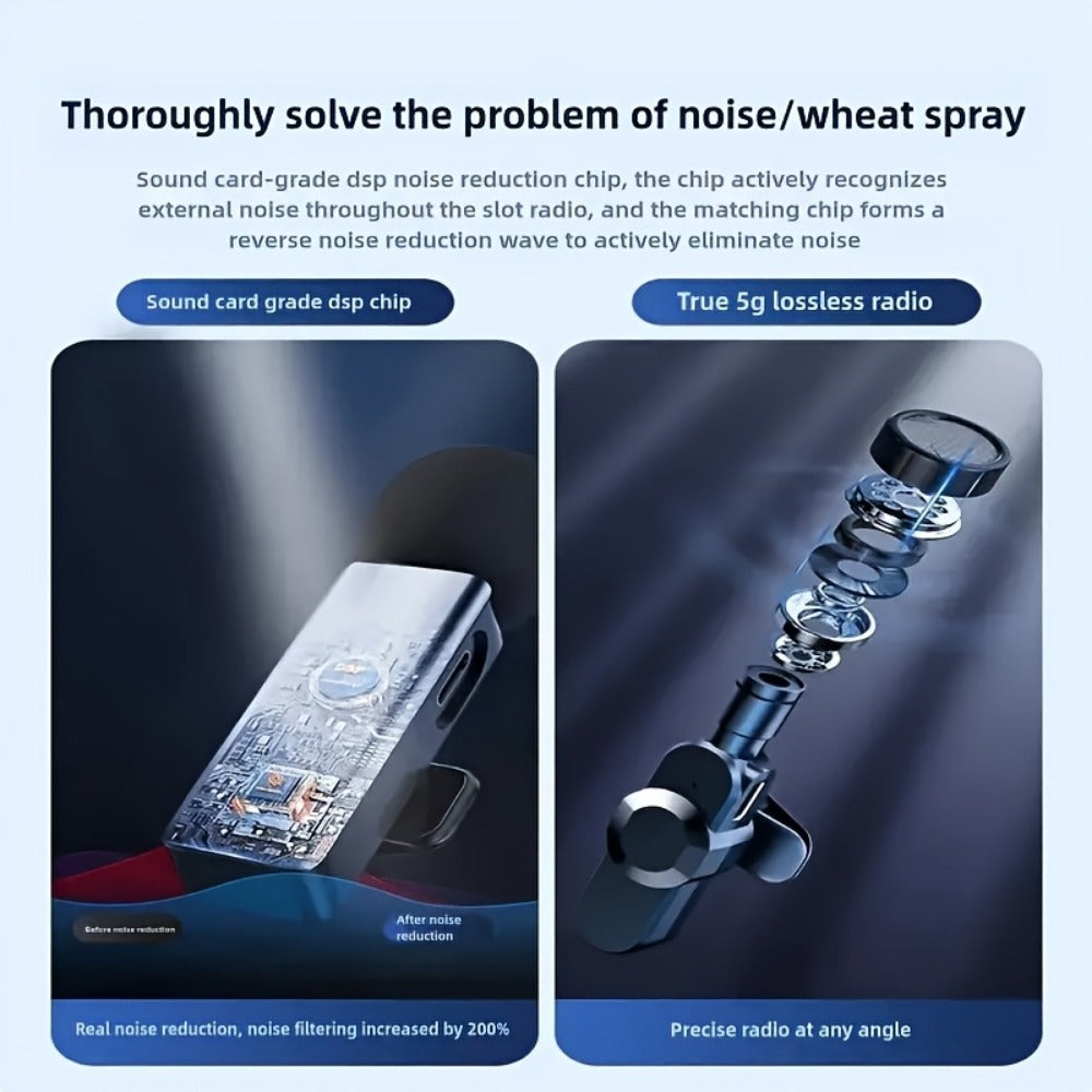 Recording Microphone, USB-C, USB, Professional, Lavalier for Recording and Streaming detail image - detail view 9