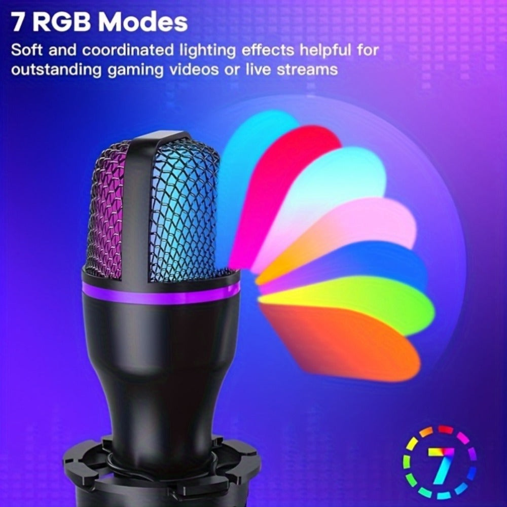 Recording Microphone, USB, Condenser, XLR, Podcast for Recording and Streaming detail image - detail view 5