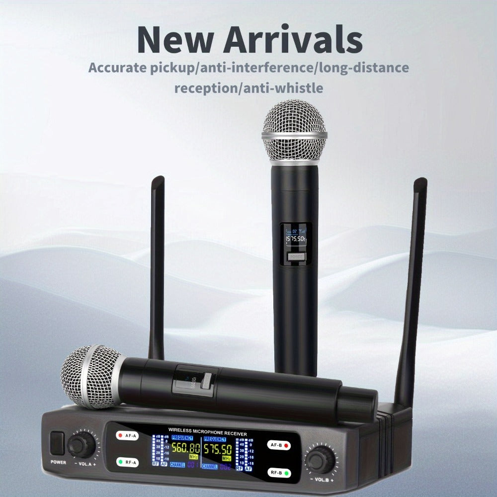Recording Microphone, Wireless, 6.35mm, Dual, Channel for Recording and Streaming detail image - detail view 3