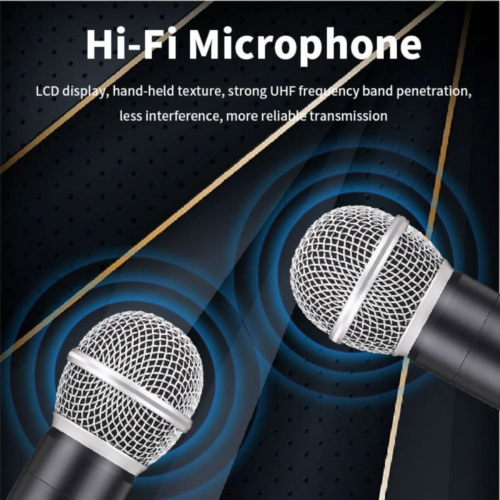 Recording Microphone, Wireless, 6.35mm, Dual, Channel for Recording and Streaming detail image - detail view 9