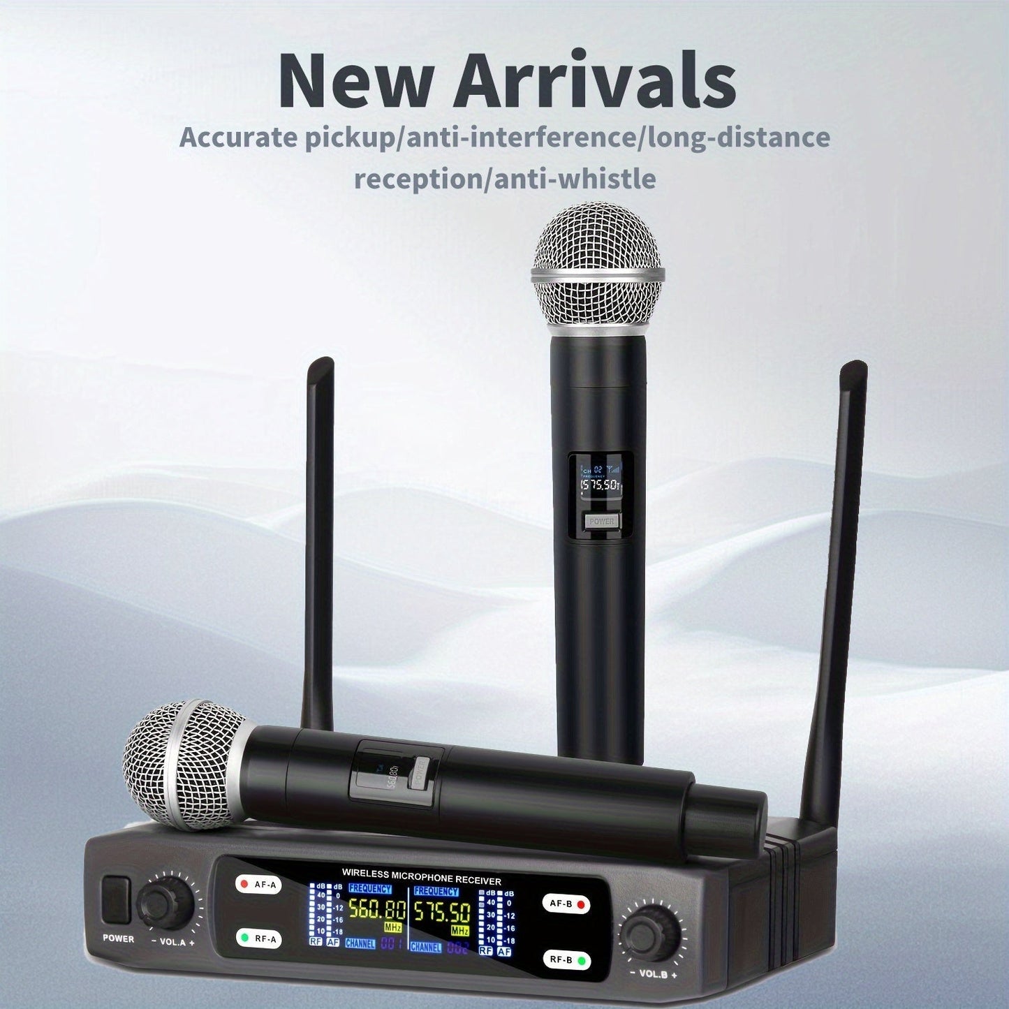 Recording Microphone shown in the One to two wireless microphones option