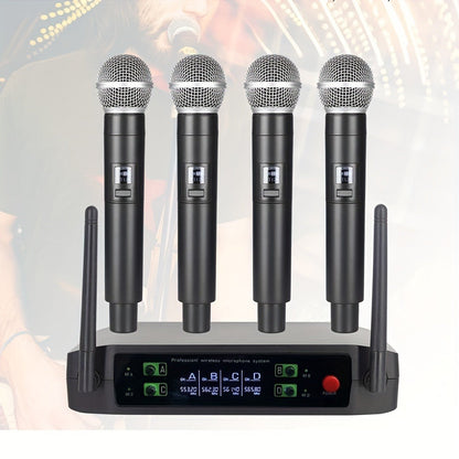 Recording Microphone, Wireless, Four-channel, Handheld for Recording and Streaming detail image - detail view 3