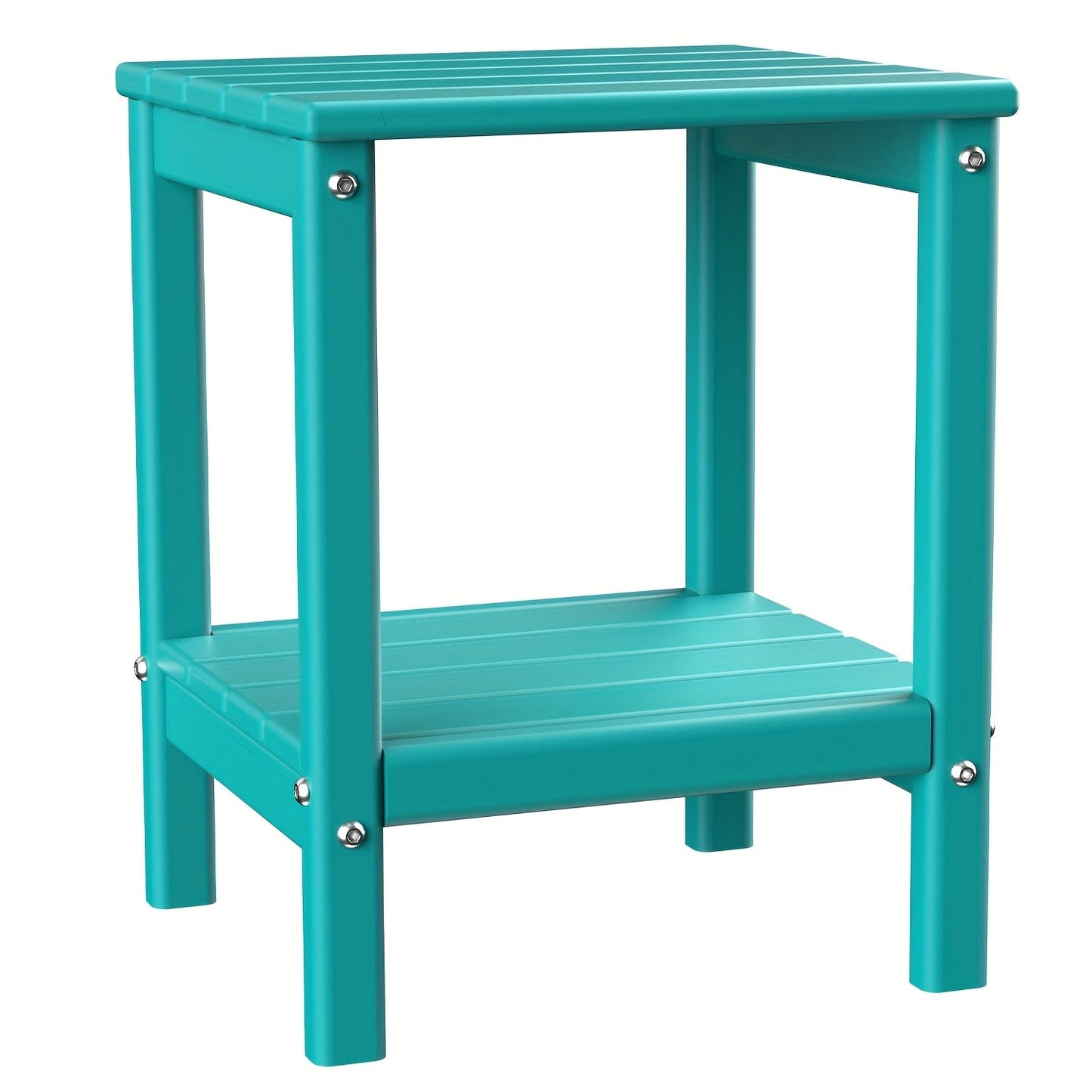 Outdoor Side Table shown in the Aqua, 1pc option