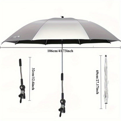 Rectangular Outdoor Umbrella with 360° Swivel and Multiple Color Options detail image - detail view 5