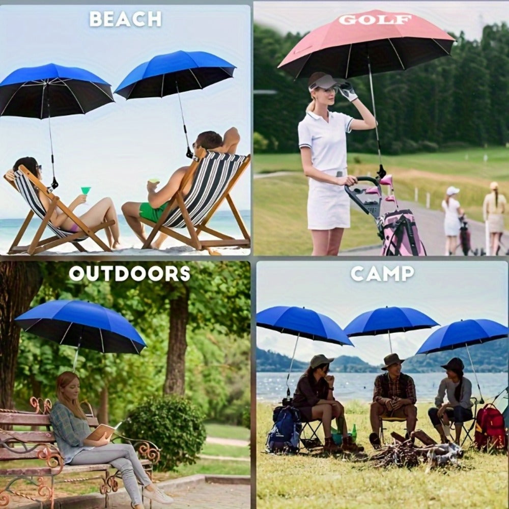 Rectangular Outdoor Umbrella with 360° Swivel and Multiple Color Options detail image - detail view 6