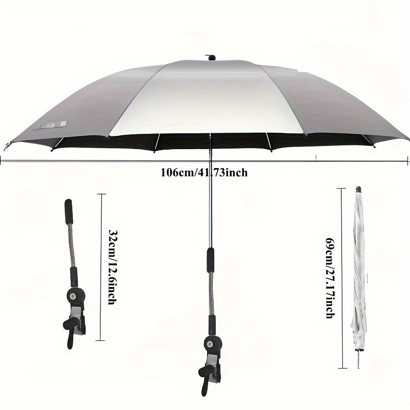 Outdoor Umbrella shown in the Silvery option