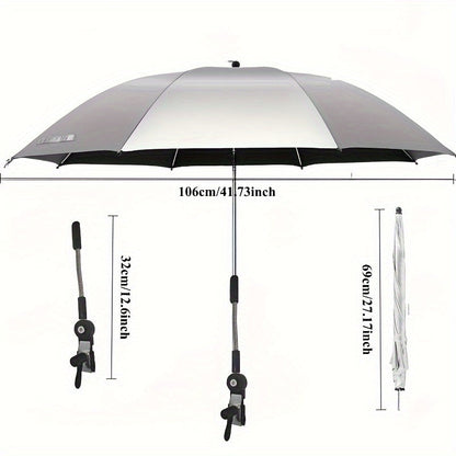 Outdoor Umbrella shown in the Silvery option