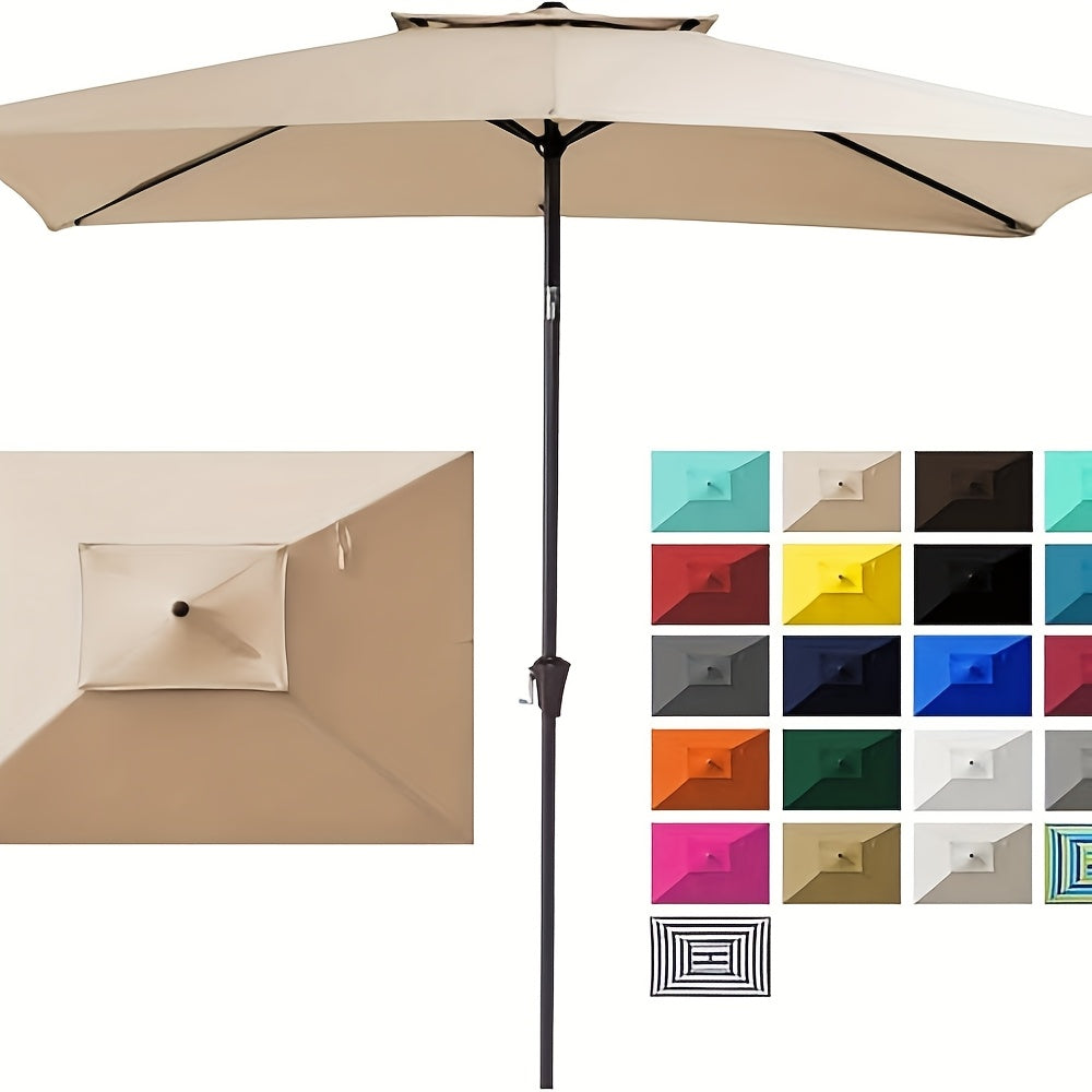 Patio Umbrella shown in the Beige option