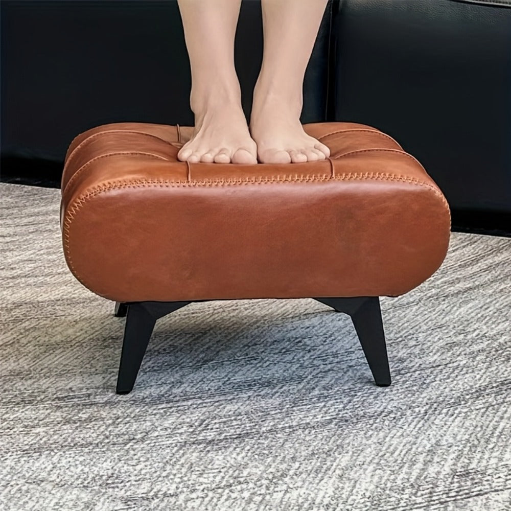 Rectangular Upholstered Ottoman for Living Room and Entryway detail image - detail view 7