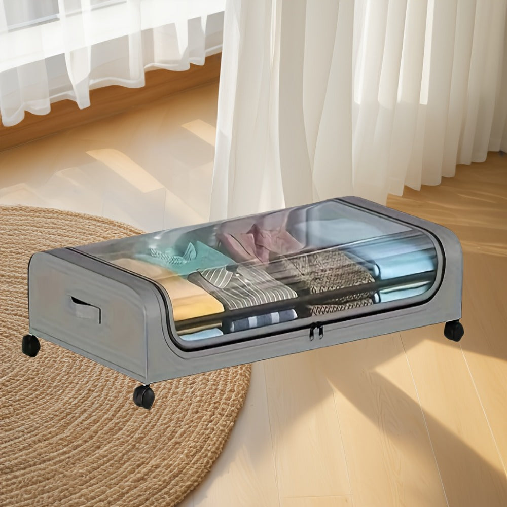 Rolling Metal Storage And Organization with Storage Drawers and Rolling Wheels for Bedroom detail image - detail view 3