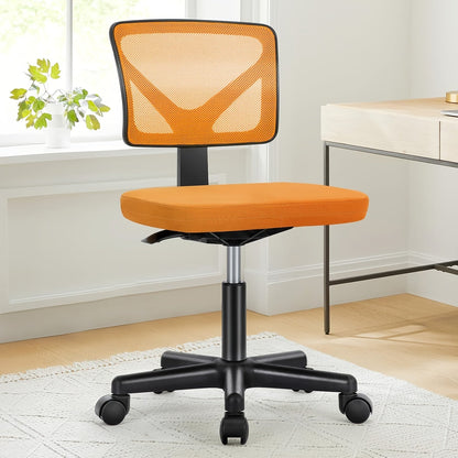 Office Chair shown in the Orange Mesh Chair option