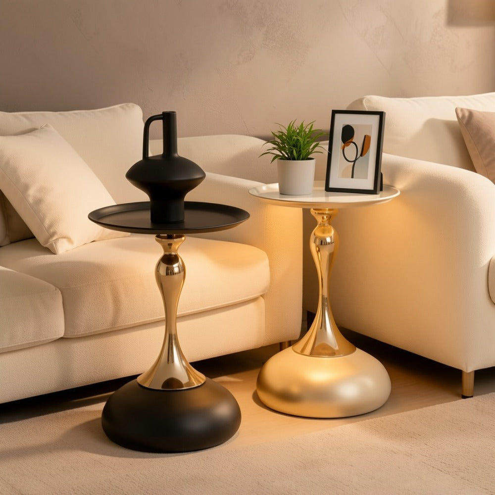 Round Metal Side Tables And Accent Tables for Entryway and Living Room detail image - detail view 8