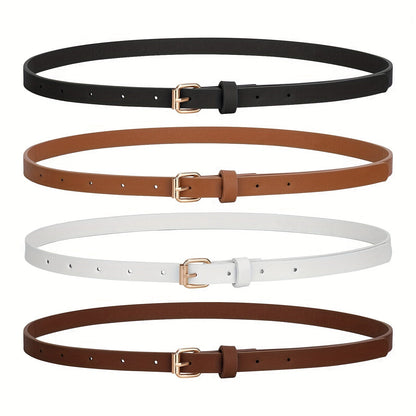 Women's Belt - PU Leather Set 4pcs for | Slim Waist for Dresses Jeans | Sweet Fashion - product detail view 20
