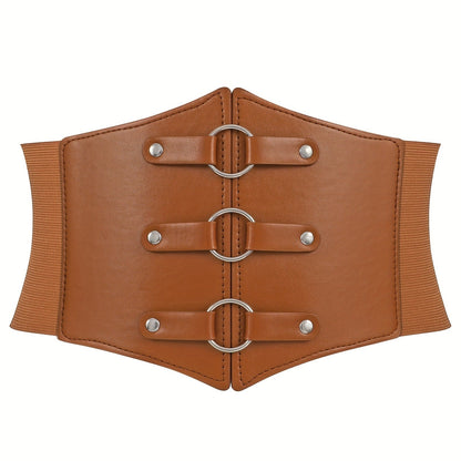 Women's Belt - 's Corset Multi-Pack Black Brown Red White Coffee Silver Crocodile Wide - product detail view 44