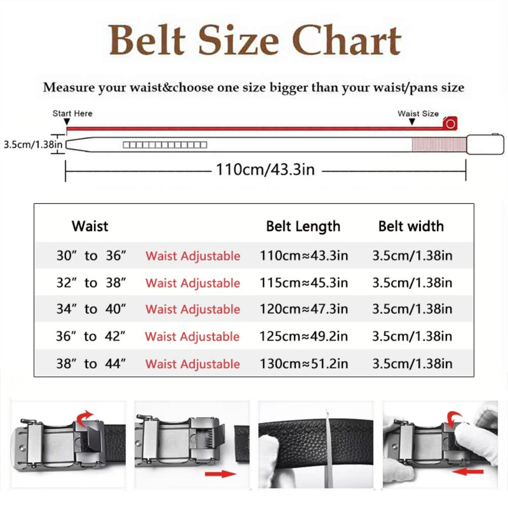 Men's Belt - 's Ratchet Set 2-Pack American Flag Design, Automatic Slide Buckle, Split - product detail view 2