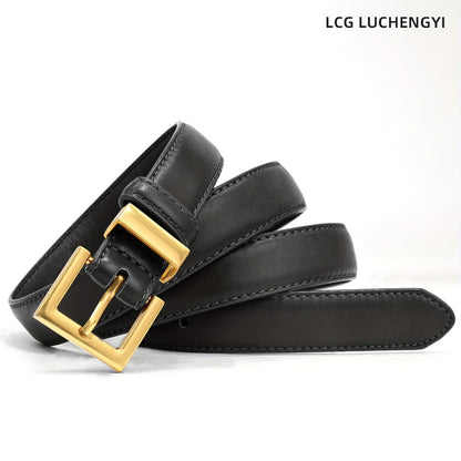 Women's Belt - Square Buckle Set 2pcs for | Gold Square Buckle Waist for Jeans Dresses - product detail view 6